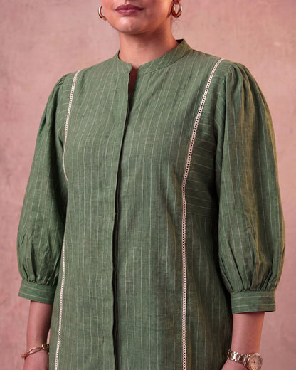 The Greener Side - Linen Tunic