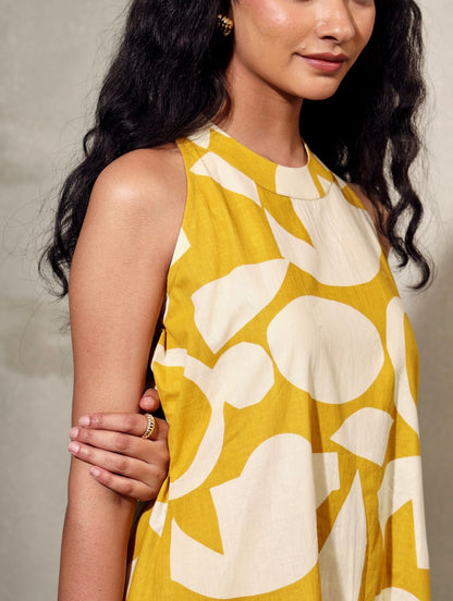 GeoRani - Printed Cotton Kurta Set