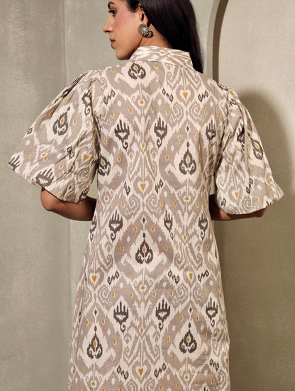 Ikkat'titude Ikkat Cotton Dress