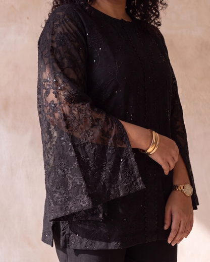 Hold Court - Festive Georgette Co-ord Set