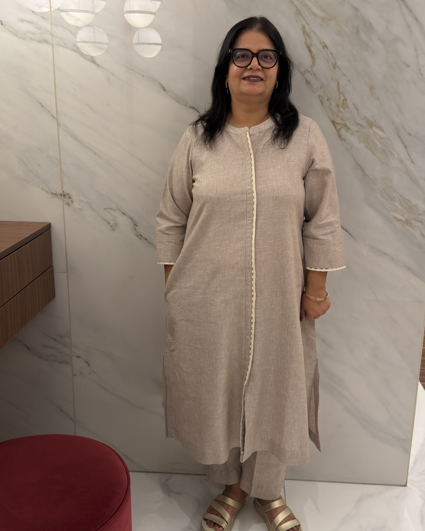 Bread & Butter - Linen Kurta Set